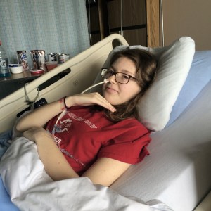 Looking oh-so-fabulous with my first NJ tube!